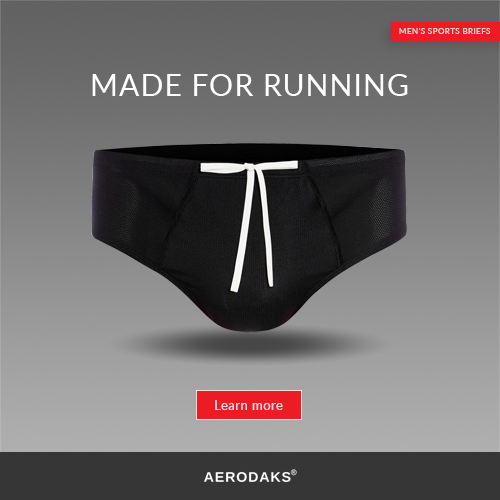 Men's sports mesh briefs/jocks/underwear · AERODAKS® · Made for Running™